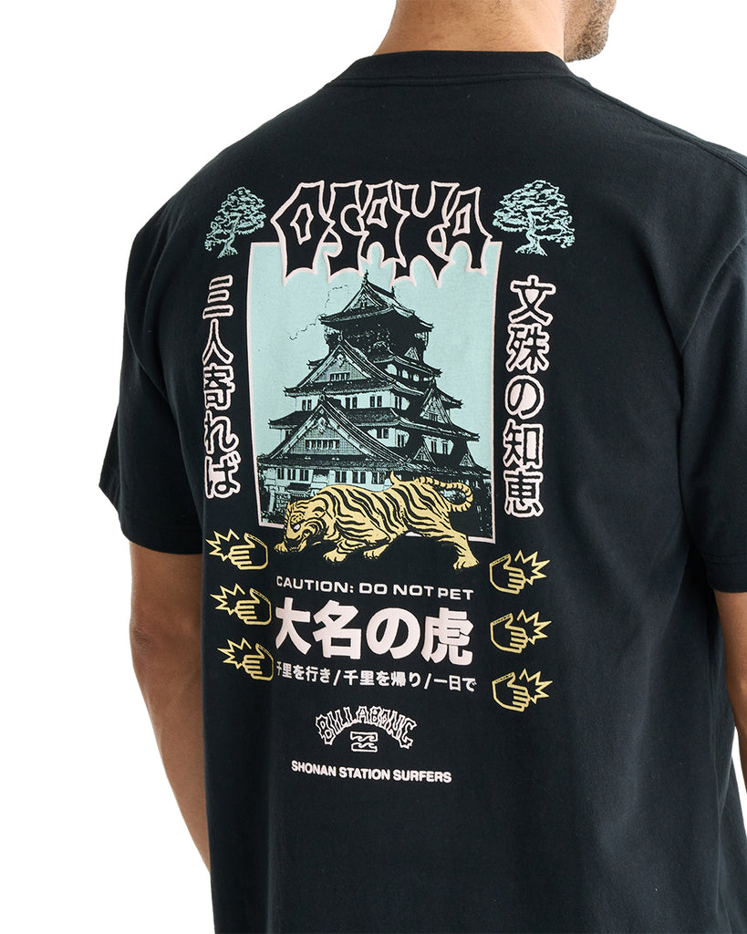 BILLABONG メンズ 【BB GALLERY】 OSAKA CASTLE Tシャツ【OVER FIT