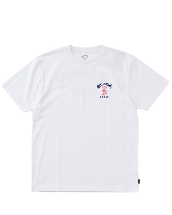 BILLABONG メンズ 【ORION BEER x BILLABONG COLLECTION】 ORION LOGO Tシャツ【REGULAR FIT】 【2025年夏モデル】