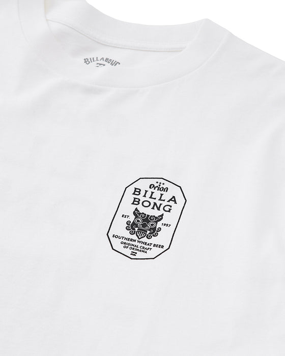 BILLABONG メンズ 【ORION BEER x BILLABONG COLLECTION】 CRAFT Tシャツ【OVER FIT】 【2025年夏モデル】