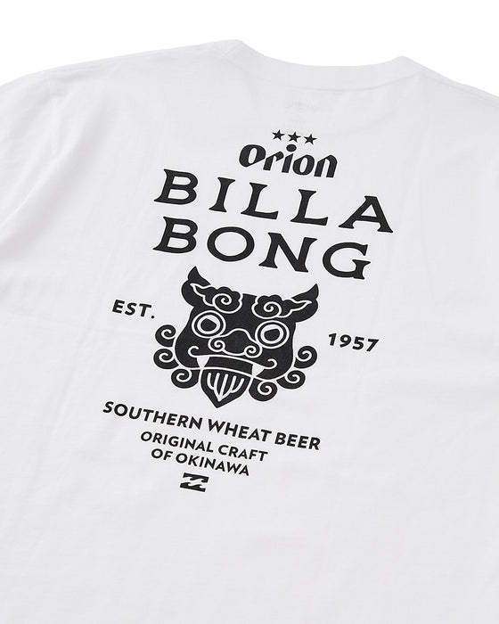 BILLABONG メンズ 【ORION BEER x BILLABONG COLLECTION】 CRAFT Tシャツ【OVER FIT】 【2025年夏モデル】