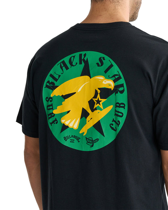 BILLABONG メンズ 【MAMIWATA】 BLACK STAR REGULAR SS Tシャツ 【2025年夏モデル】 BLK / XL