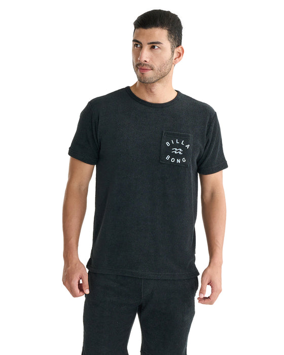 BILLABONG メンズ PILE TEE Tシャツ 【2025年夏モデル】 BLK / XL
