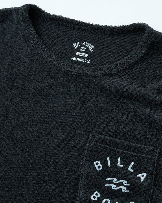 BILLABONG メンズ PILE TEE Tシャツ 【2025年夏モデル】 BLK / XL