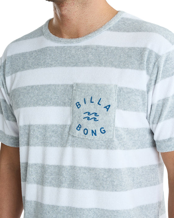 BILLABONG メンズ PILE TEE Tシャツ 【2025年夏モデル】 GRB / XL