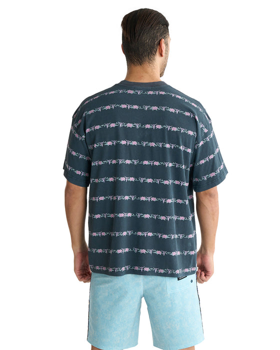 BILLABONG メンズ 【OCCY】 RAGING BULL STRIPE SS Tシャツ 【2025年夏モデル】 WAA / L