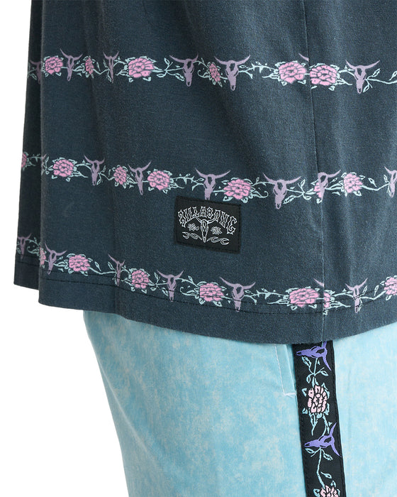 BILLABONG メンズ 【OCCY】 RAGING BULL STRIPE SS Tシャツ 【2025年夏モデル】 WAA / L