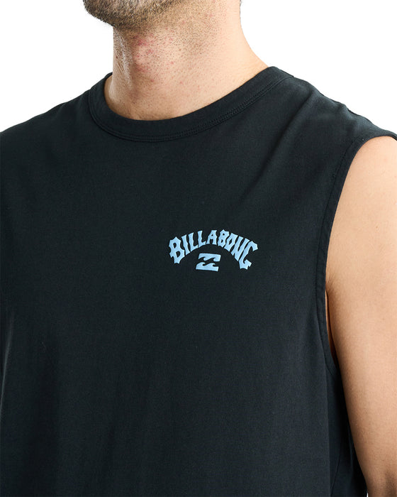 BILLABONG メンズ ARCH PUFF タンクトップ 【2025年夏モデル】 BLK / XL