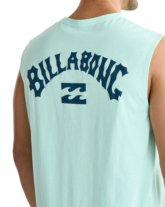 BILLABONG メンズ ARCH PUFF タンクトップ 【2025年夏モデル】 SEA / XL