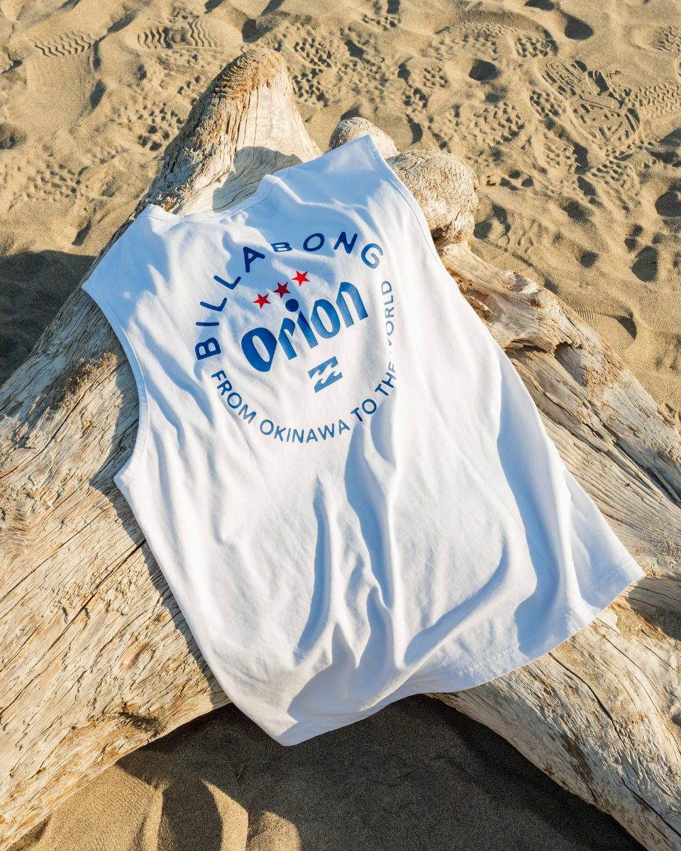 BILLABONG（ビラボング）orionオリオンのノースリーブ ブラック希少 BILLABONG メンズ 【ORION BEER x BILLABONG COLLECTION】 ORION