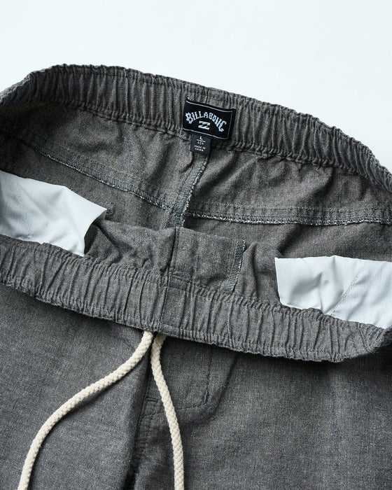 BILLABONG メンズ LAYBACK ショートパンツ 【2025年夏モデル】 BLK / XL