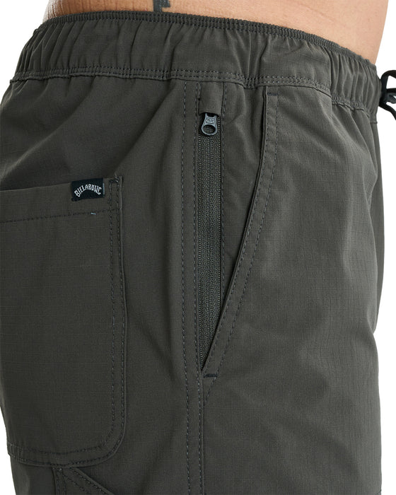 BILLABONG メンズ 【A/DIV.】 SURFTREK UTILITY ELASTIC HYB ショートパンツ 【2025年夏モデル】 RAV / XL