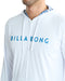 BILLABONG メンズ RASH ZIP HOOD ジップラッシュガード 【2025年夏モデル】 WHT / XL