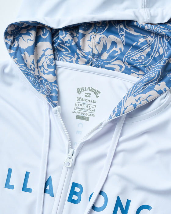 OUTLET FAMILY SALE】BILLABONG メンズ RASH ZIP HOOD ジップラッシュ