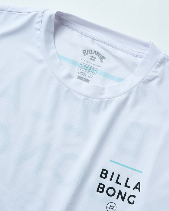 BILLABONG メンズ AIR DRY MESH TEE ラッシュガード 【2025年夏モデル】 OFW / XL