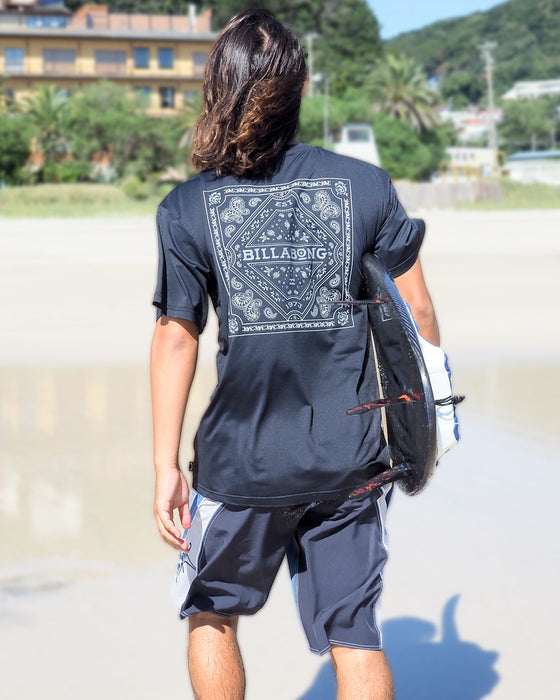 【OUTLET】BILLABONG メンズ AIR DRY MESH TEE ラッシュガード【OVER FIT】 【2025年夏モデル】