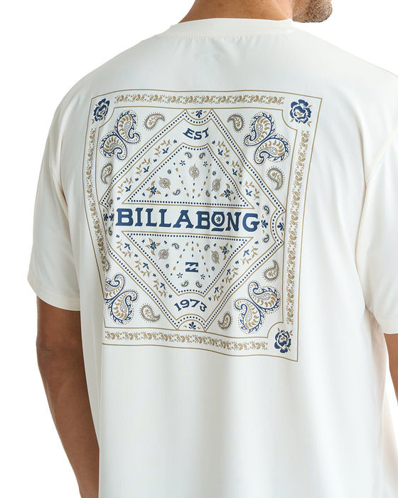 BILLABONG メンズ AIR DRY MESH TEE ラッシュガード 【2025年夏モデル】 CRM / XL