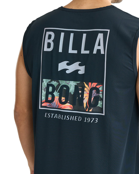 BILLABONG メンズ AIR DRY MESH TANK サーフタンクトップ 【2025年夏モデル】 BLK / XL