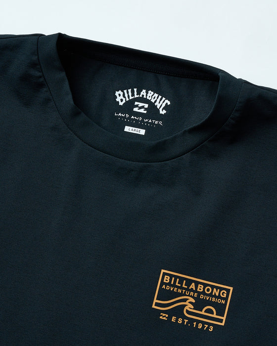 BILLABONG メンズ FIRMA STRETCH TEE サーフTシャツ 【2025年夏モデル】 BLK / XL