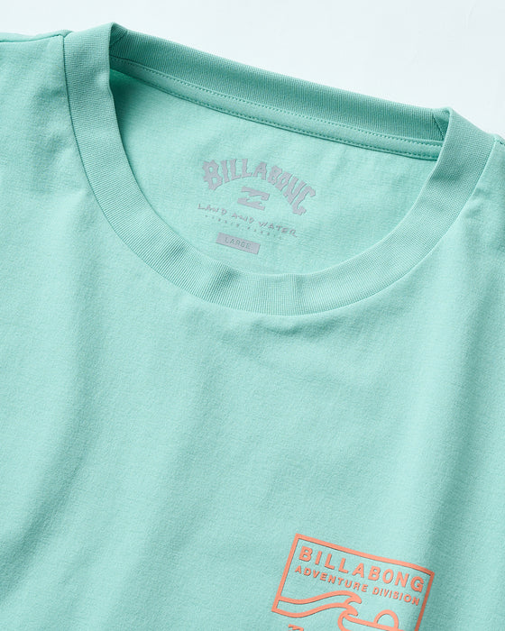 BILLABONG メンズ FIRMA STRETCH TEE サーフTシャツ 【2025年夏モデル】 MNT / XL