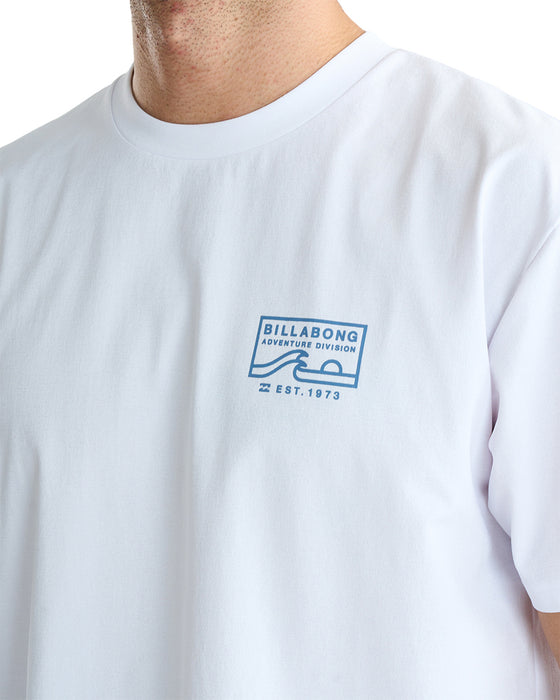 BILLABONG メンズ FIRMA STRETCH TEE サーフTシャツ 【2025年夏モデル】 WHT / XL