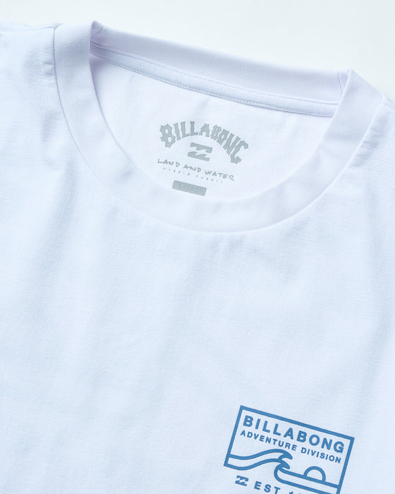 BILLABONG メンズ FIRMA STRETCH TEE サーフTシャツ 【2025年夏モデル】 WHT / XL