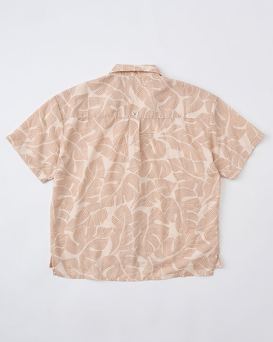 【OUTLET】BILLABONG レディース 【CHILLWEAR】 POLY LINEN SS SHIRTS 半袖シャツ 【2025年夏モデル】