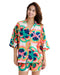 BILLABONG レディース 【MAMIWATA】 MAMI WATA BEACH SIDE SS WVN 半袖シャツ 【2025年夏モデル】 MUL / S