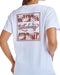 BILLABONG レディース SQUARE LOGO BOY FIT TEE Tシャツ 【2025年夏モデル】 NUT / L