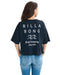 BILLABONG レディース CLEAN LOGO WIDE LOOSE CROPPED TEE Tシャツ 【2025年夏モデル】 BLK / M