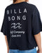 BILLABONG レディース CLEAN LOGO WIDE LOOSE CROPPED TEE Tシャツ 【2025年夏モデル】 BLK / M