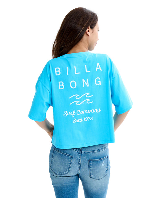 BILLABONG レディース CLEAN LOGO WIDE LOOSE CROPPED TEE Tシャツ 【2025年夏モデル】 CBU / M