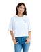BILLABONG レディース CLEAN LOGO WIDE LOOSE CROPPED TEE Tシャツ 【2025年夏モデル】 WHT / M
