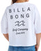 BILLABONG レディース CLEAN LOGO WIDE LOOSE CROPPED TEE Tシャツ 【2025年夏モデル】 WHT / M