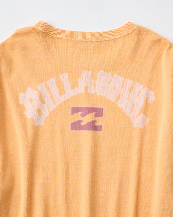 BILLABONG レディース SPRAY ARCH LOOSE CROPPED RIB TEE Tシャツ 【2025年夏モデル】 BMG / M