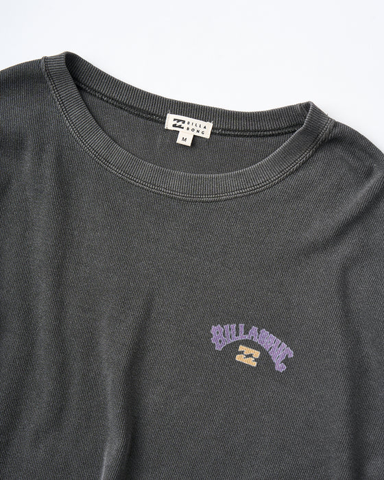 BILLABONG レディース SPRAY ARCH LOOSE CROPPED RIB TEE Tシャツ 【2025年夏モデル】 OFB / M