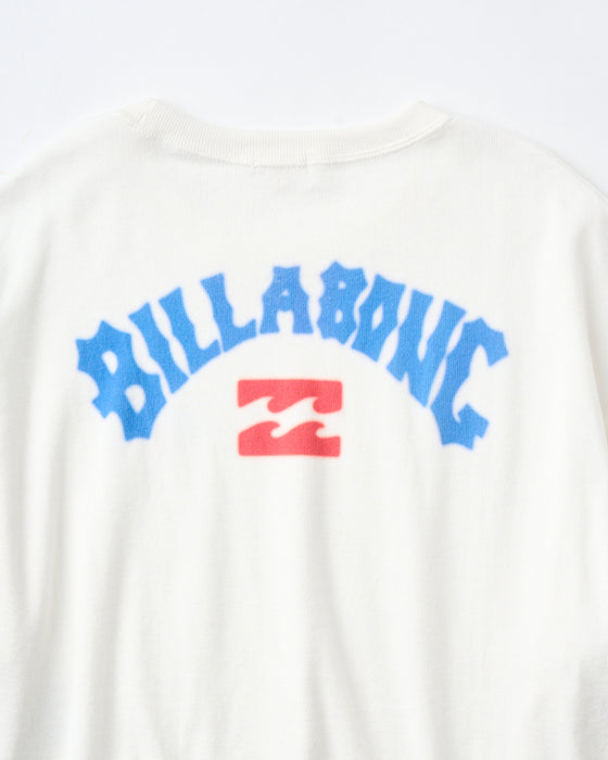 BILLABONG レディース SPRAY ARCH LOOSE CROPPED RIB TEE Tシャツ 【2025年夏モデル】 SCS / M