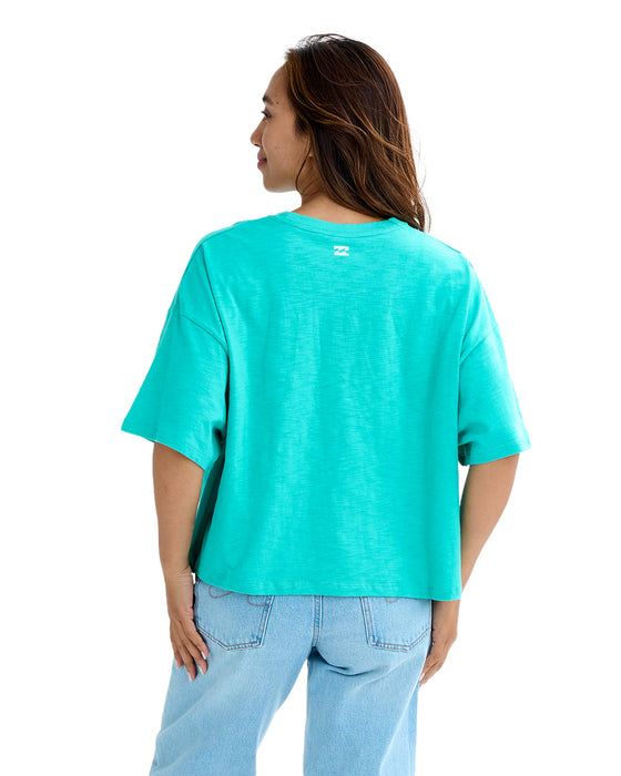 BILLABONG レディース SURF WIDE LOOSE CROPPED TEE Tシャツ 【2025年夏モデル】 SGN / M