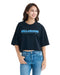 BILLABONG レディース APPLIQUE LOOSE SHORT CROPPED TEE Tシャツ 【2025年夏モデル】 BLK / M