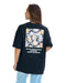 BILLABONG レディース SQUARE LOGO LOOSE TEE Tシャツ 【2025年夏モデル】 BLK / L