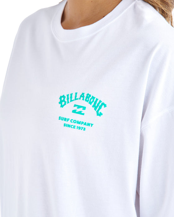 BILLABONG レディース SQUARE LOGO LOOSE TEE Tシャツ 【2025年夏モデル】 SGN / L
