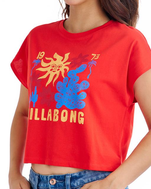 BILLABONG レディース GRAPHIC FRENCH TEE Tシャツ 【2025年夏モデル】 RPZ0 / L