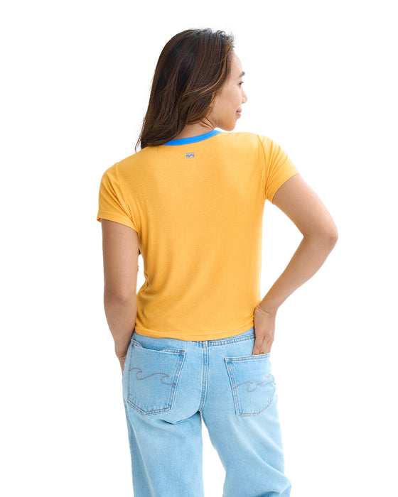 BILLABONG レディース BICOLOR BABY FIT TEE Tシャツ 【2025年夏モデル】 BMG / L