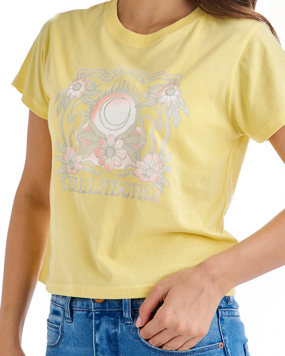 BILLABONG レディース GRAPHIC BABY FIT TEE Tシャツ 【2025年夏モデル】 YZN0 / L