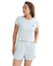 BILLABONG レディース ARCH EMB BABY FIT RIB TEE Tシャツ 【2025年夏モデル】 GRH / L