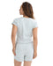 BILLABONG レディース ARCH EMB BABY FIT RIB TEE Tシャツ 【2025年夏モデル】 GRH / L