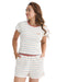 BILLABONG レディース ARCH EMB BABY FIT RIB TEE Tシャツ 【2025年夏モデル】 MUL / L