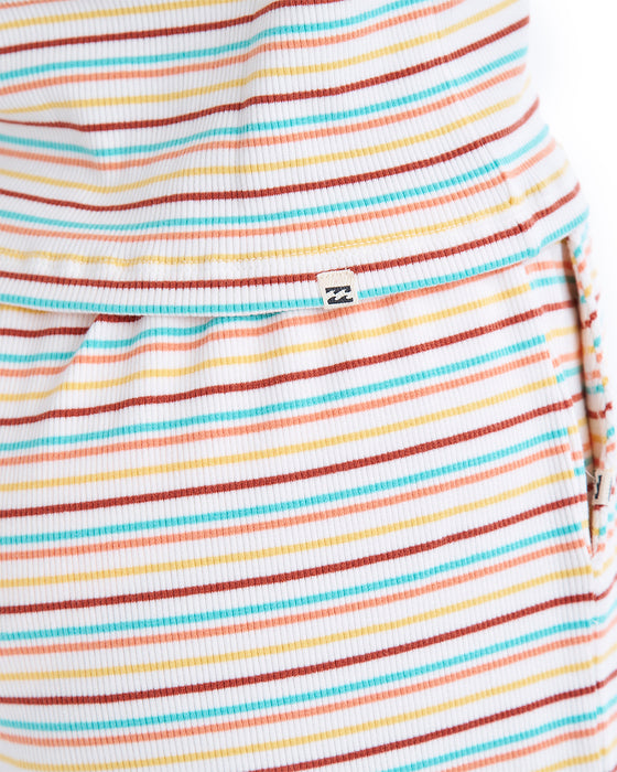 BILLABONG レディース ARCH EMB BABY FIT RIB TEE Tシャツ 【2025年夏モデル】 MUL / L