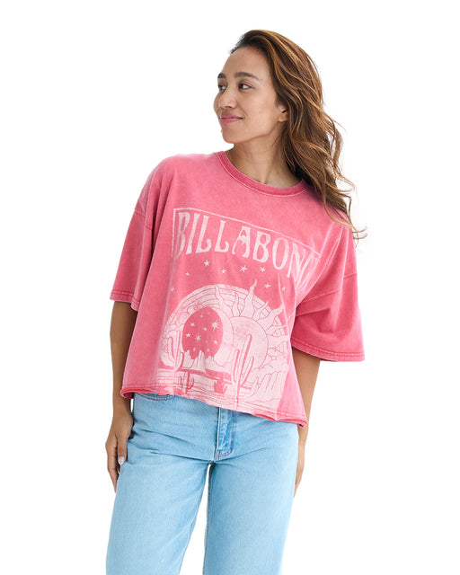 BILLABONG レディース GRAPHIC WIDE LOOSE CROPPED TEE Tシャツ 【2025年夏モデル】 MLH0 / M