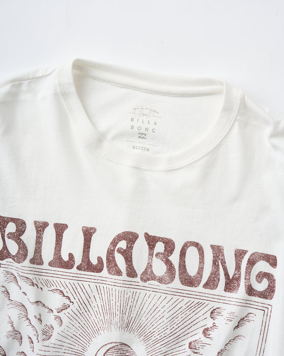 BILLABONG レディース GRAPHIC WIDE LOOSE CROPPED TEE Tシャツ 【2025年夏モデル】 WCP / M