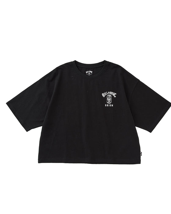 【OUTLET】BILLABONG レディース 【ORION BEER x BILLABONG COLLECTION】 RECYCLE ME Tシャツ【LOOSE CROPPED】 【2025年夏モデル】